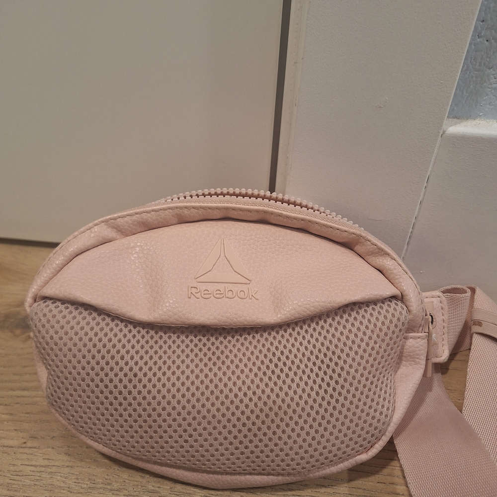 Reebok Pink Mesh Belt Bag